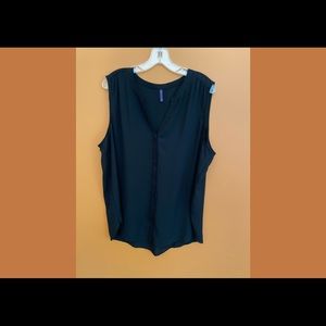 NYDJ Black Shell Top Size XL